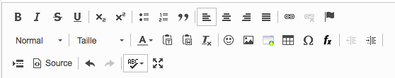 Éditeur Riche xhtml